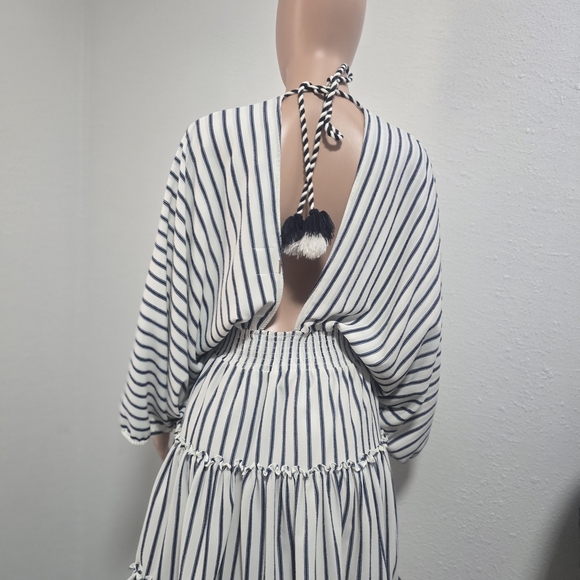 Misa Los Angeles Black and White Backless Dress - Picture 6 of 8